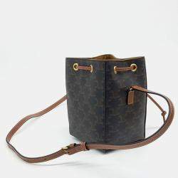 Pre Owned Celine Canvas Celine Triumph Micro Sailor