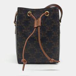 Pre Owned Celine Canvas Celine Triumph Micro Sailor
