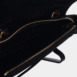 Pre Owned Celine Black Micro Grained Calfskin Belt Bag