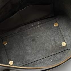 Pre Owned Celine Grey Leather Mini Belt Top Handle Bag