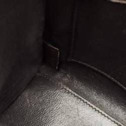 Pre Owned Celine Dark Grey Leather Nano Luggage Tote