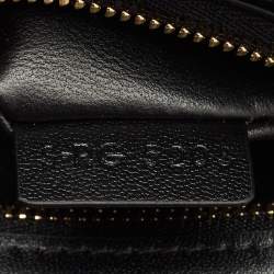 Pre Owned Celine Black Glossy Leather Teen Triomphe Shoulder Bag