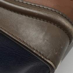 Pre Owned Celine Multicolor Leather Mini Luggage Tote