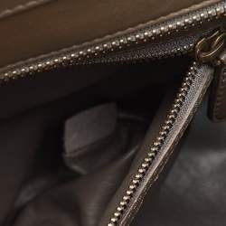 Pre Owned Celine Multicolor Leather Mini Luggage Tote
