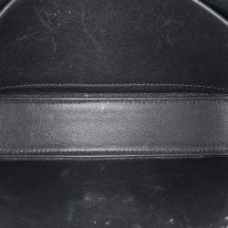 Pre Owned Celine Black Shiny Calfskin Claude Shoulder Bag