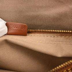Pre Owned Celine Beige Canvas Macadam Boogie Tote Handbag