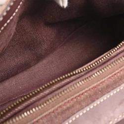 Pre Owned Celine Bordeaux Paris Macadam Shoulder Bag