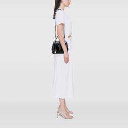 Pre Owned Celine Black Small Leather 16 Satchel