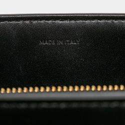 Pre Owned Celine Black Small Leather 16 Satchel
