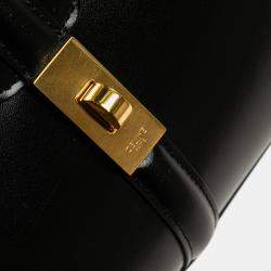 Pre Owned Celine Black Small Leather 16 Satchel