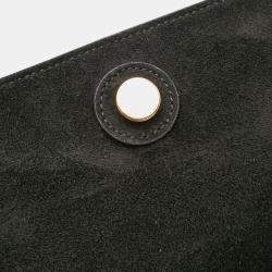 Pre Owned Celine Black Mini Grained Calfskin Belt Bag