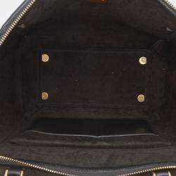 Pre Owned Celine Black Mini Grained Calfskin Belt Bag