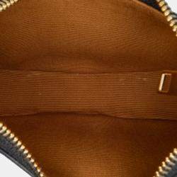 Pre Owned Celine Brown Mini Triomphe Coated Canvas Ava Shoulder Bag