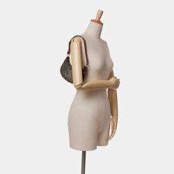 Pre Owned Celine Brown Mini Triomphe Coated Canvas Ava Shoulder Bag