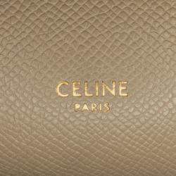 Pre Owned Celine Beige Pico Grained Calfskin Belt Bag