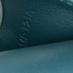 Pre Owned Celine Blue Teen Liege Calfskin Classic Box