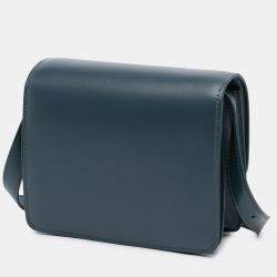 Pre Owned Celine Green Small Calfskin Classic Box