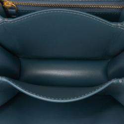 Pre Owned Celine Green Small Calfskin Classic Box