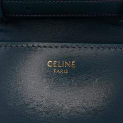 Pre Owned Celine Green Small Calfskin Classic Box