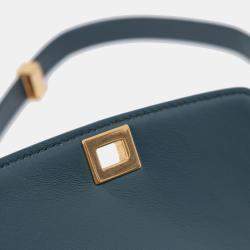 Pre Owned Celine Green Small Calfskin Classic Box