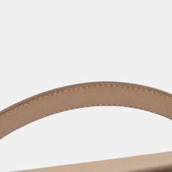 Pre Owned Celine Brown Nano Grained Calfskin Belt Bag