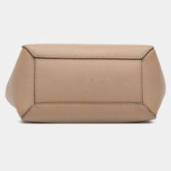 Pre Owned Celine Brown Nano Grained Calfskin Belt Bag