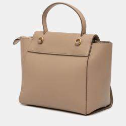 Pre Owned Celine Brown Nano Grained Calfskin Belt Bag