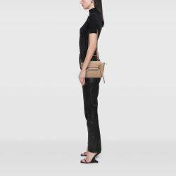 Pre Owned Celine Brown Nano Grained Calfskin Belt Bag