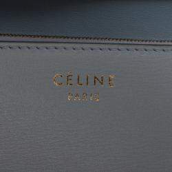 Pre Owned Celine Grey Medium Calfskin Classic Box