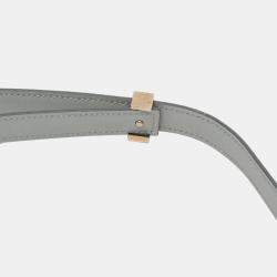 Pre Owned Celine Grey Medium Calfskin Classic Box