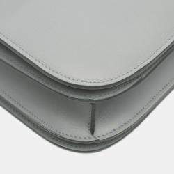 Pre Owned Celine Grey Medium Calfskin Classic Box