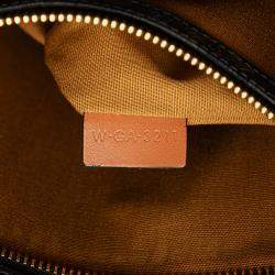 Pre Owned Celine Brown Small Triomphe Coated Canvas Vertical Cabas Tote