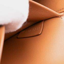 Pre Owned Celine Brown Triomphe Coated Canvas Claude Chain Shoulder Bag