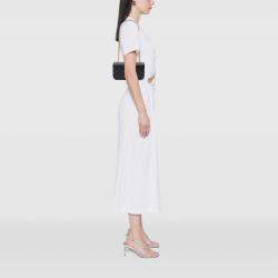 Pre Owned Celine Brown Triomphe Coated Canvas Claude Chain Shoulder Bag