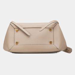 Pre Owned Celine Beige Mini Leather Belt Bag Satchel