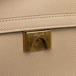 Pre Owned Celine Beige Mini Leather Belt Bag Satchel