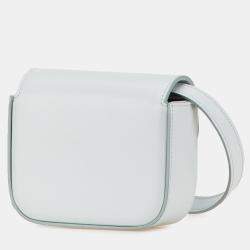 Pre Owned Celine Blue Mini Calfskin Claude Crossbody