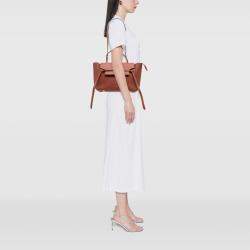 Pre Owned Celine Brown Mini Goatskin Belt Bag