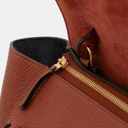 Pre Owned Celine Brown Mini Goatskin Belt Bag