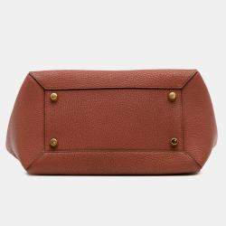 Pre Owned Celine Brown Mini Goatskin Belt Bag