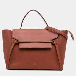 Pre Owned Celine Brown Mini Goatskin Belt Bag