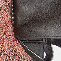 Pre Owned Celine Pink Micro Tweed Belt Satchel