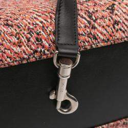 Pre Owned Celine Pink Micro Tweed Belt Satchel