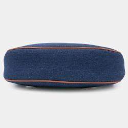 Pre Owned Celine Blue Denim Ava Shoulder Bag