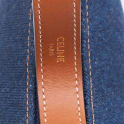 Pre Owned Celine Blue Denim Ava Shoulder Bag
