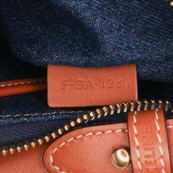 Pre Owned Celine Blue Denim Ava Shoulder Bag