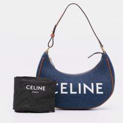 Pre Owned Celine Blue Denim Ava Shoulder Bag