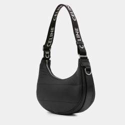 Pre Owned Celine Black Nylon Ava Shoulder Bag