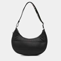 Pre Owned Celine Black Nylon Ava Shoulder Bag