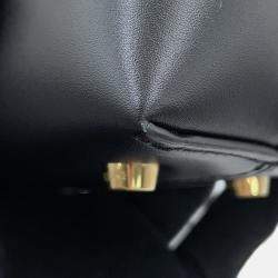 Pre Owned Celine Teen Nino 2-Way Handbag Black Smooth Satined Calf Leather